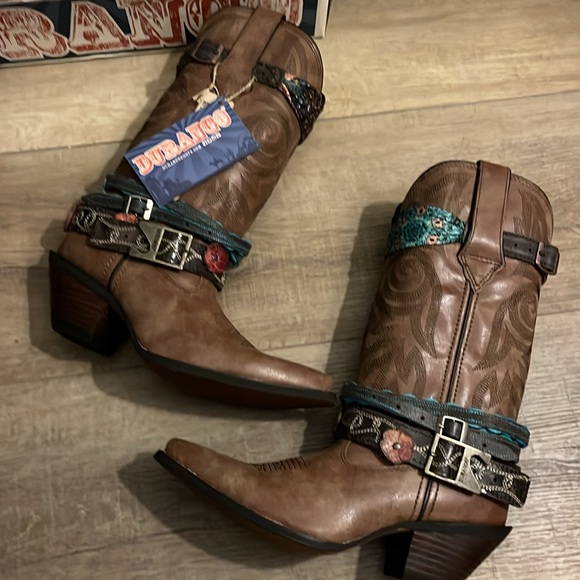 DURANGO CRUSH western style Country Boots Size: 7.5 M NWT - Picture 4 of 6